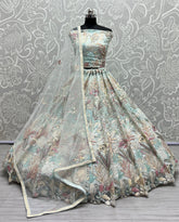 Elegant sequence work party wear lehenga choli